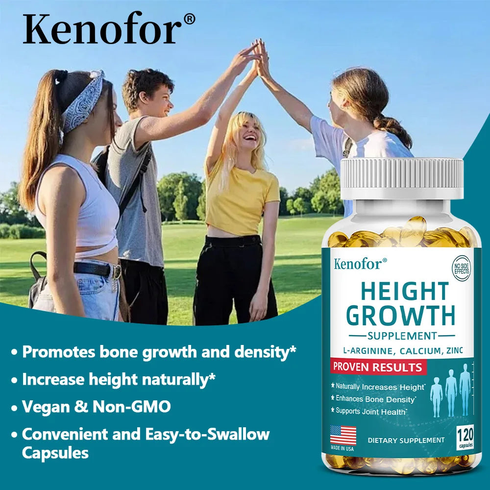 Suplemento de Vitamina D e Cálcio em Cápsulas Vegetarianas para Força Óssea e Saúde Corporal