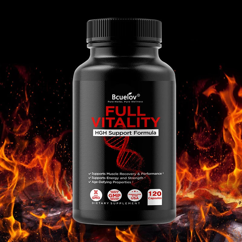 HGH Suplemento para Homens e Mulheres – Apoio Natural à Construção e Recuperação Muscular