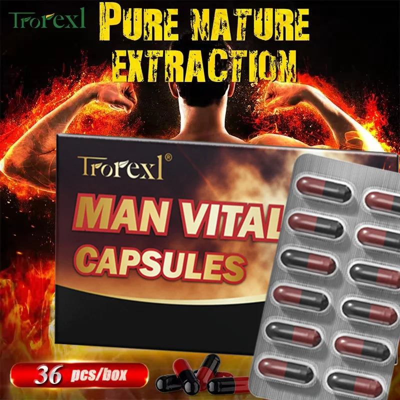 Ginseng + Epimedium: Cápsulas de Energia e Resistência Masculina para Homens que Querem Mais Desempenho nos Treinos — Fórmula Natural Sem OGM