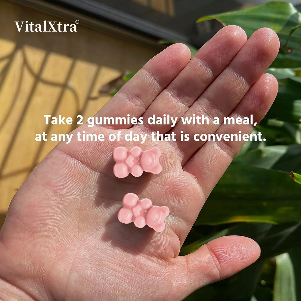 Gomas Nutricionais com Ashwagandha e Cálcio para Apoiar o Crescimento e a Saúde dos Ossos