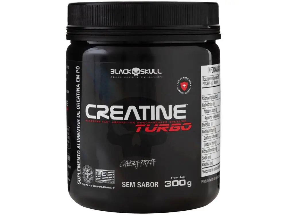 Creatine Black Skull Turbo Powder 300g without Flavor