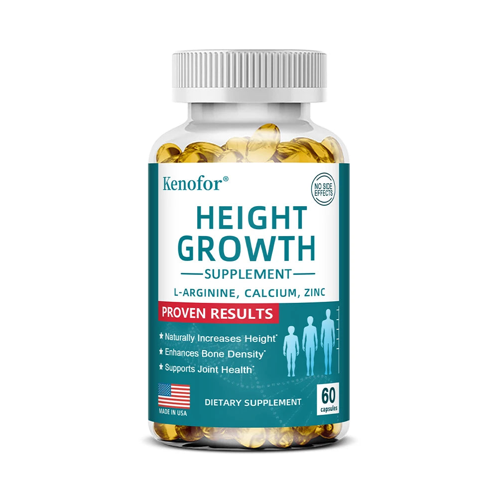 Suplemento de Vitamina D e Cálcio em Cápsulas Vegetarianas para Força Óssea e Saúde Corporal