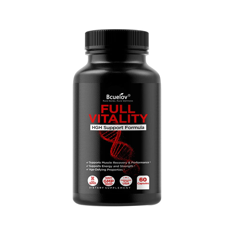 HGH Suplemento para Homens e Mulheres – Apoio Natural à Construção e Recuperação Muscular